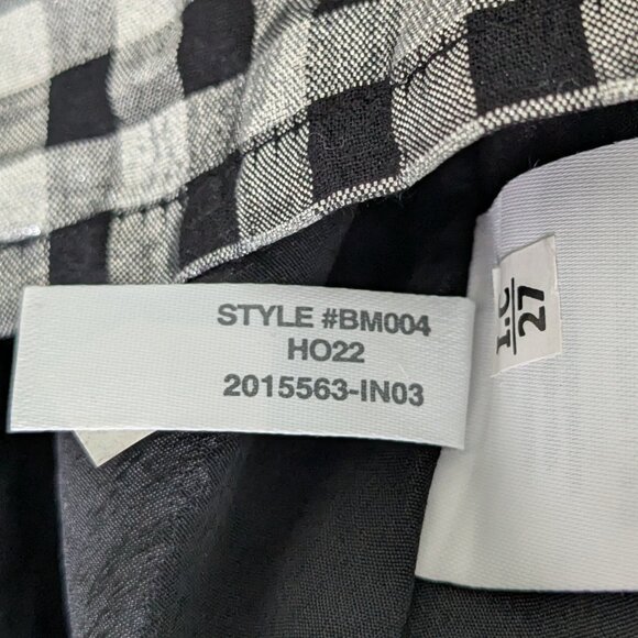 J. Crew Top Women's Medium Silver Black Lurex Sleeveless Metallic Ruffle NWT - Picture 12 of 15